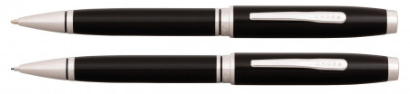 Cross Coventry Ballpoint Pen & Pencil Set - Black Lacquer